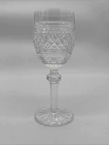 SET 4 of WATERFORD STEMWARE CRYSTAL Castletown White Wine Glasses Goblets 7"