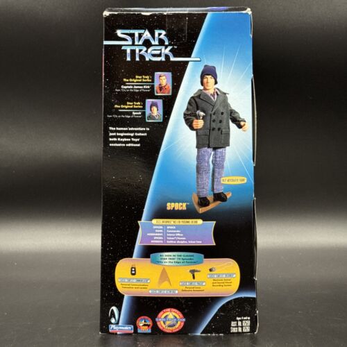 VINTAGE 1997 STAR TREK 9" COLLECTOR SERIES SPOCK FIGURE KAYBEE TOYS NEW IN BOX