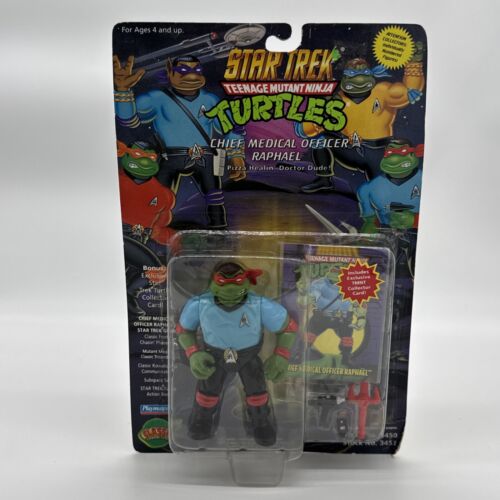 Teenage Mutant Ninja Turtles Star Trek Edition Vintage Full Set NEW