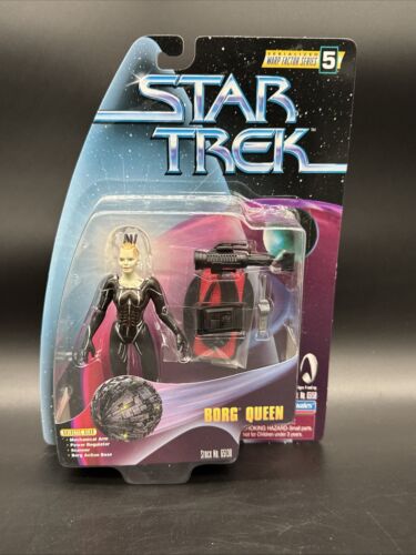 NEW STAR TREK BORG QUEEN ALIEN FIGURE WARP FACTOR 5 SERIES PLAYMATES!