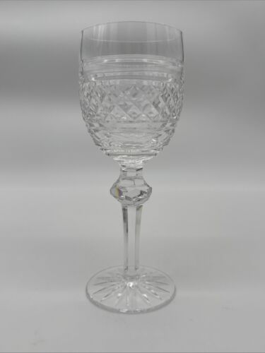 SET 4 of WATERFORD STEMWARE CRYSTAL Castletown White Wine Glasses Goblets 7"