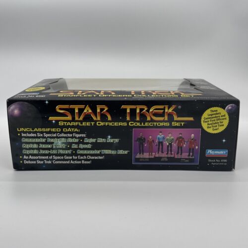 1994 STAR TREK STARFLEET OFFICERS COLLECTORS SET ACTION FIGURES Playmates 6190