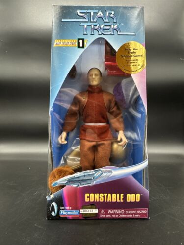 Star Trek 9" DS9 Constable ODO Playmates Figure Doll Tribbles Box Version NIB