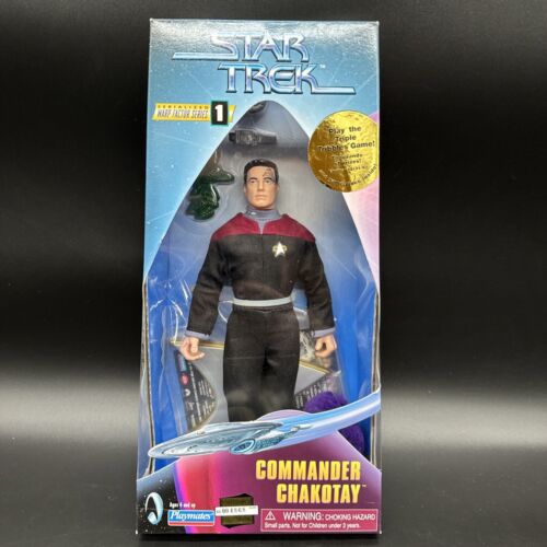 Playmates Toys Star Trek Voyager Warp Factor Series 1 Commander Chakotay Action