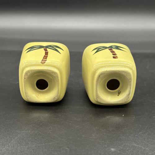 Tahiti Continental Kilns Vintage Salt & Pepper Shakers