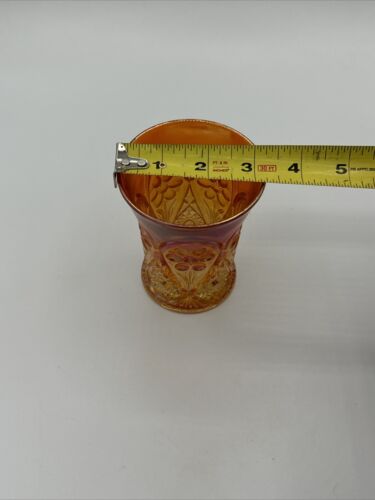 Rare Vintage 1930’s 'Four Seventy Four' Imperial Carnival Glass Tumbler USA