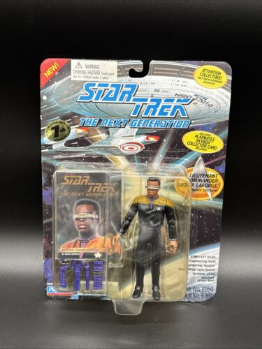 Playmates Toys Star Trek the Next Generation Lt Commander Geordi LaForge...