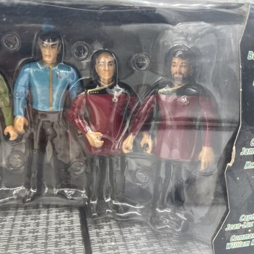 1994 STAR TREK STARFLEET OFFICERS COLLECTORS SET ACTION FIGURES Playmates 6190