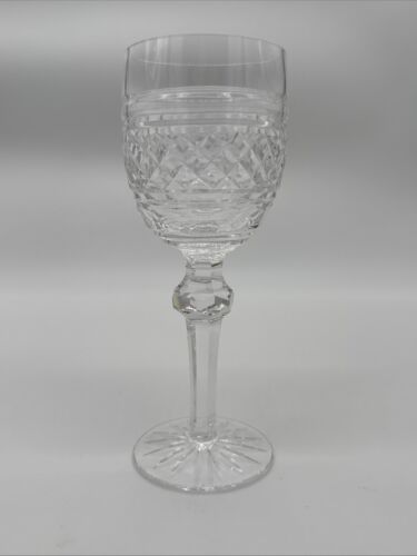 SET 4 of WATERFORD STEMWARE CRYSTAL Castletown White Wine Glasses Goblets 7"