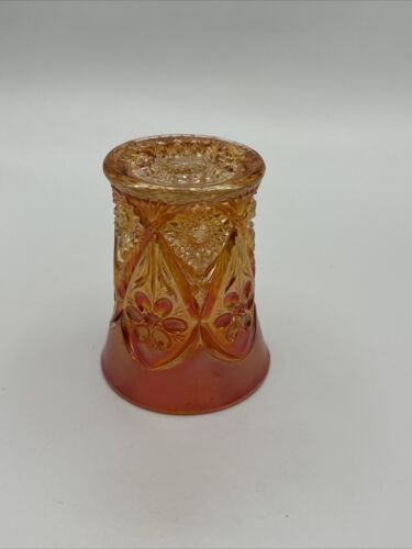 Rare Vintage 1930’s 'Four Seventy Four' Imperial Carnival Glass Tumbler USA