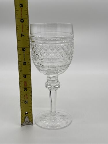 Waterford Castletown Hand Cut Crystal Wone Goblets, [Set Of Four]