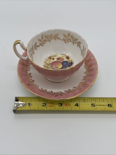 Aynsley Fancy Fruits Tea Cup & Saucer