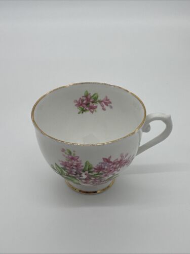 Stanley Teacup and Saucer | Pink Floral | English Fine Bone China