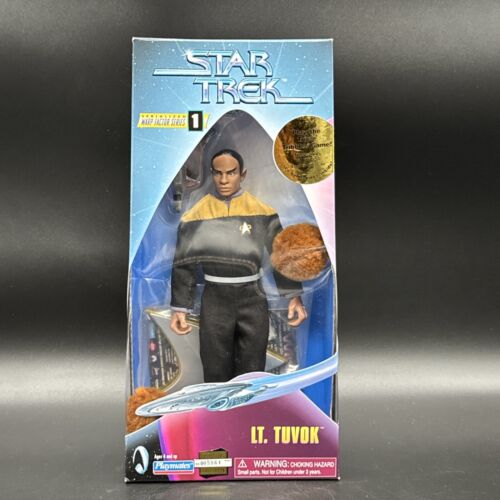 9 INCH LT. TUVOK STAR TREK VOYAGER WARP FACTOR SERIES 1 PLAYMATES FIGURE NIB