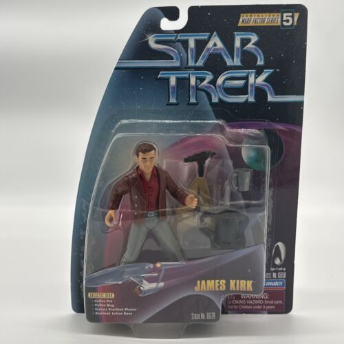 Star Trek Captain James Kirk Playmates 1998 Warp Factor Series 5 Figure 65128