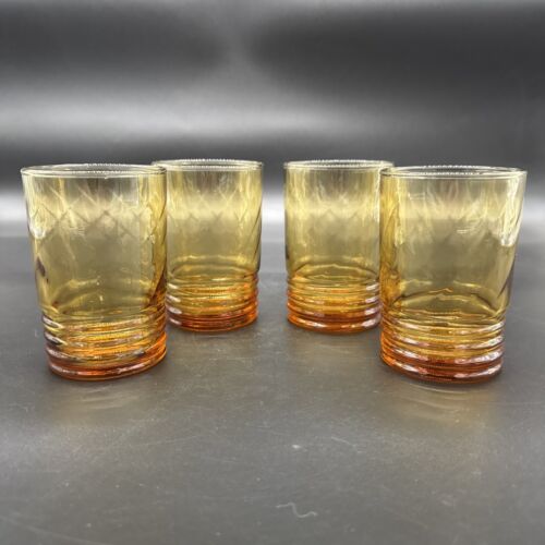 Libbey Malibu 10 1/5oz Heat Treated Beverage Glasses NOS - Set Of 4