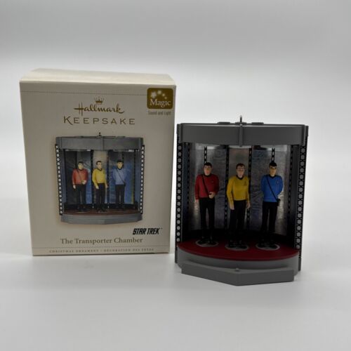 Star Trek Hallmark Keepsake Sound & Light Ornament 2006 The Transporter Chamber