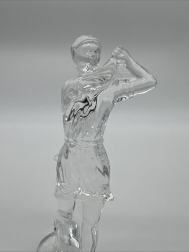 Waterford Crystal Lady Golfer Paperweight