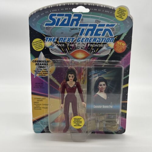 Playmates 1993 Star Trek"Counselor Deanna Troi" in Red Uniform