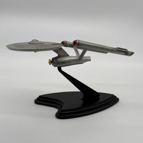 Franklin Mint Vintage Pewter Star Trek Starship Enterprise