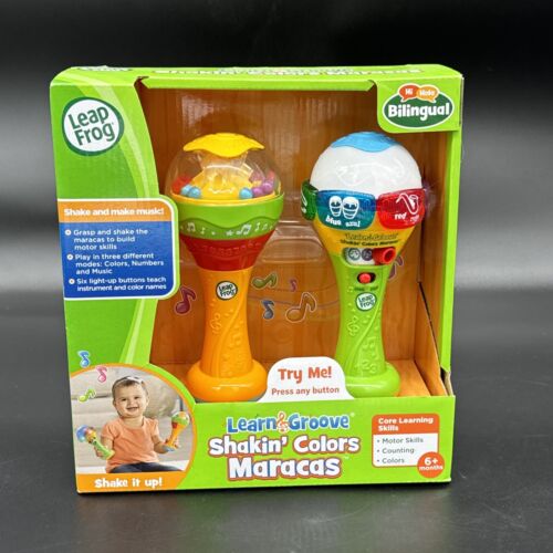 NEW! Leap Frog Learn Groove Shakin Maracas Color Electronic Counting ~ Learning