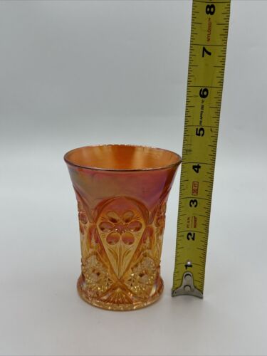 Rare Vintage 1930’s 'Four Seventy Four' Imperial Carnival Glass Tumbler USA