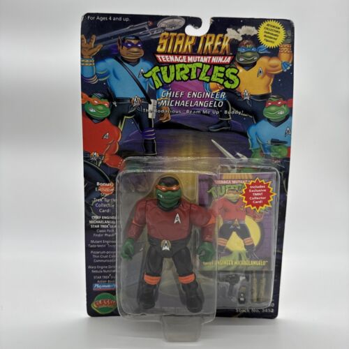 Teenage Mutant Ninja Turtles Star Trek Edition Vintage Full Set NEW