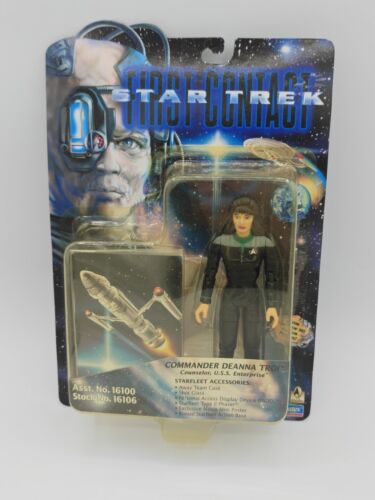 Playmates Toys Star Trek First Contact Commander Deanna Troi Action Figure