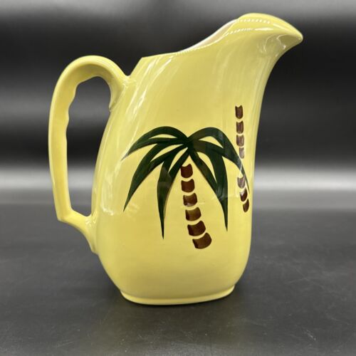 Tahiti 'Palm' Pitcher by Continental Kilns - 64 Oz Pitcher Excellent Condition