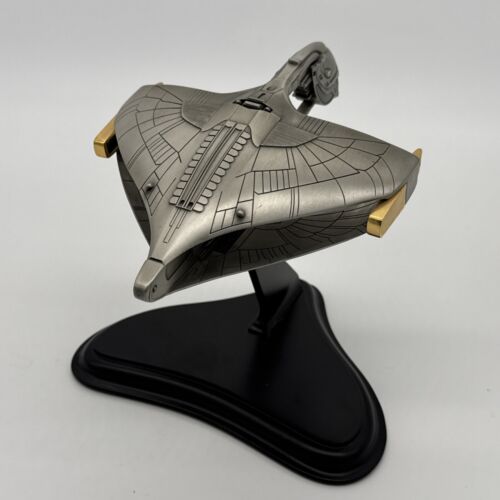 1992 Franklin Mint Star Trek The Next Generation Romulan War Bird Starship Model