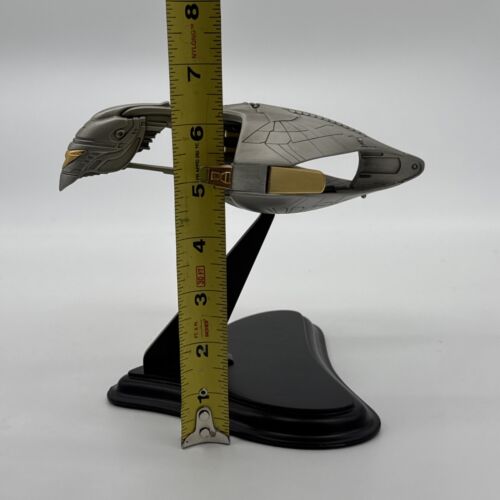 1992 Franklin Mint Star Trek The Next Generation Romulan War Bird Starship Model