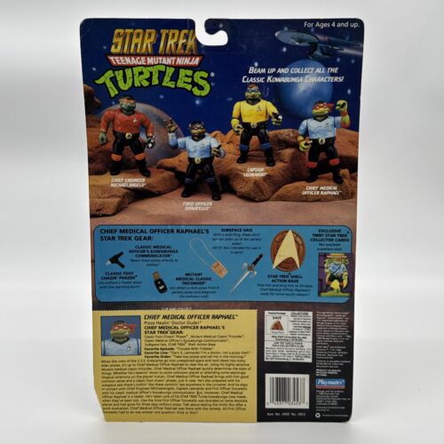 Teenage Mutant Ninja Turtles Star Trek Edition Vintage Full Set NEW