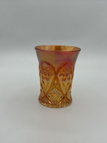 Rare Vintage 1930’s 'Four Seventy Four' Imperial Carnival Glass Tumbler USA