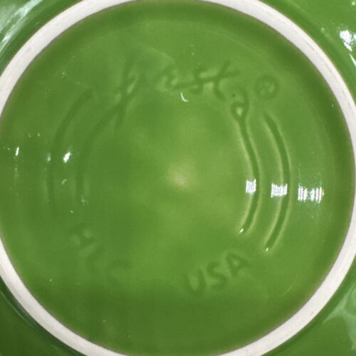 Fiestaware Shamrock 5 Piece Place Setting Fiesta Retired Green Dish Set IOB