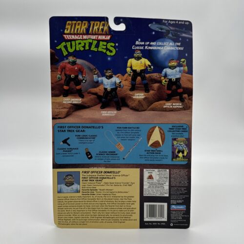 Teenage Mutant Ninja Turtles Star Trek Edition Vintage Full Set NEW