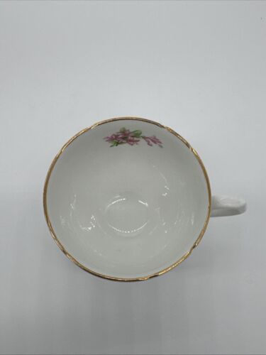 Stanley Teacup and Saucer | Pink Floral | English Fine Bone China