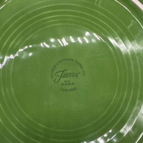 Fiestaware Shamrock 5 Piece Place Setting Fiesta Retired Green Dish Set IOB