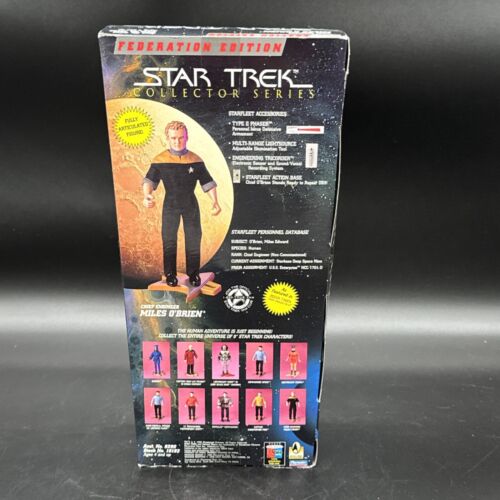 Star Trek Federation Edition Collector Series Miles O'Brien 9" Figure Playmates