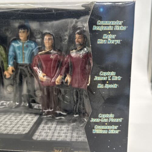 1994 STAR TREK STARFLEET OFFICERS COLLECTORS SET ACTION FIGURES Playmates 6190