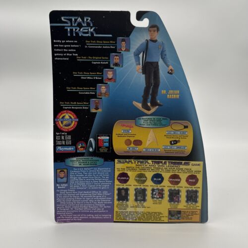 STAR TREK DR. JULIAN BASHIR MOC 1997 Playmates Warp Factor Series 1 TRIBBLE GAME