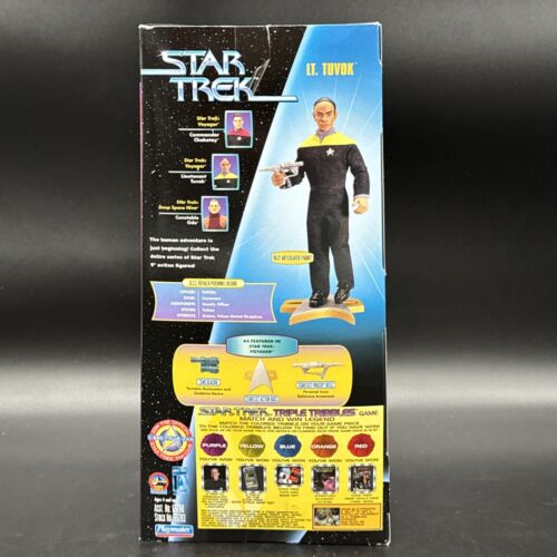 9 INCH LT. TUVOK STAR TREK VOYAGER WARP FACTOR SERIES 1 PLAYMATES FIGURE NIB