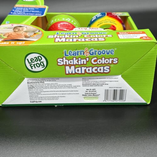 NEW! Leap Frog Learn Groove Shakin Maracas Color Electronic Counting ~ Learning