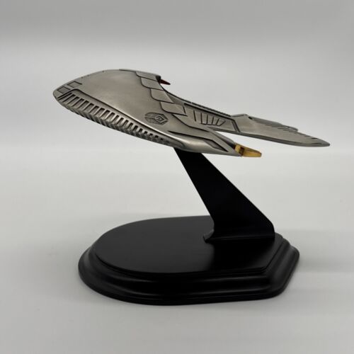 1992 STAR TREK Ferengi Marauder by The Franklin Mint - Pewter