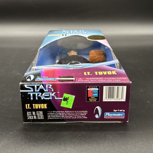 9 INCH LT. TUVOK STAR TREK VOYAGER WARP FACTOR SERIES 1 PLAYMATES FIGURE NIB