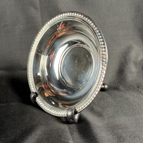 VINTAGE F. B. ROGERS SILVER CO. SILVER PLATE SMALL BOWL 6-1/2" DIA.