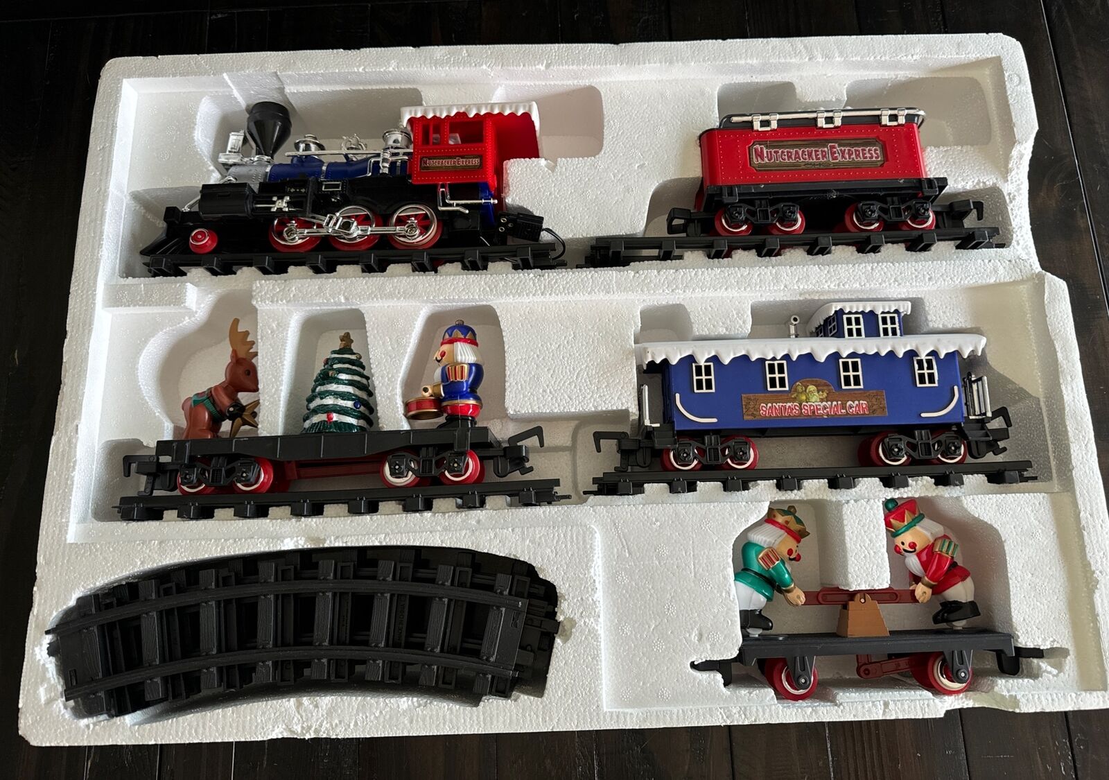 Holiday Nutcracker Express Train Set - 1997- Working Lights & Sounds