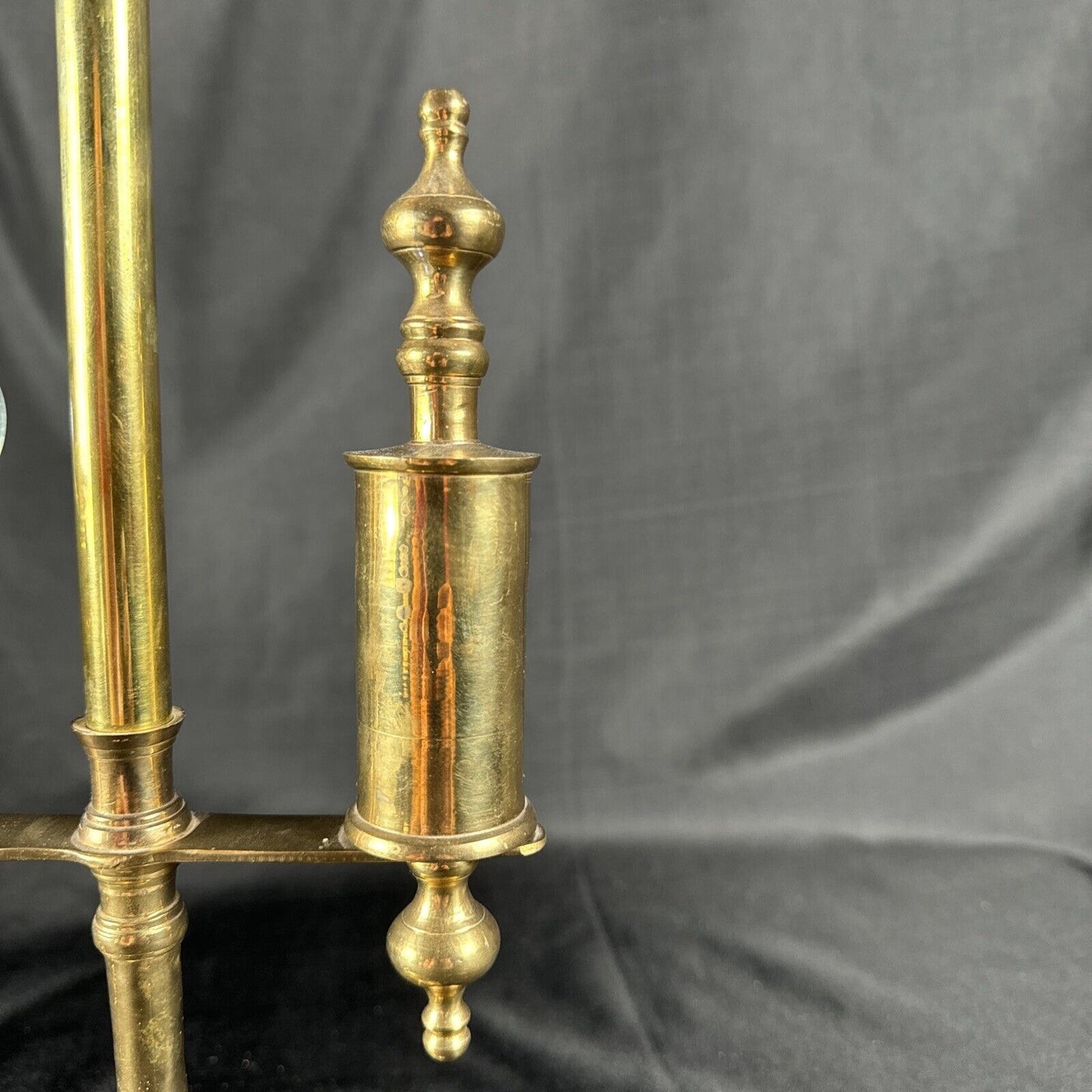 Vintage Brass Candlestick w/Counterweight 16” T