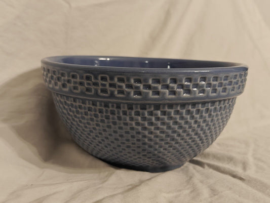 Vintage Fioriware Blue Basket Weave Bowl