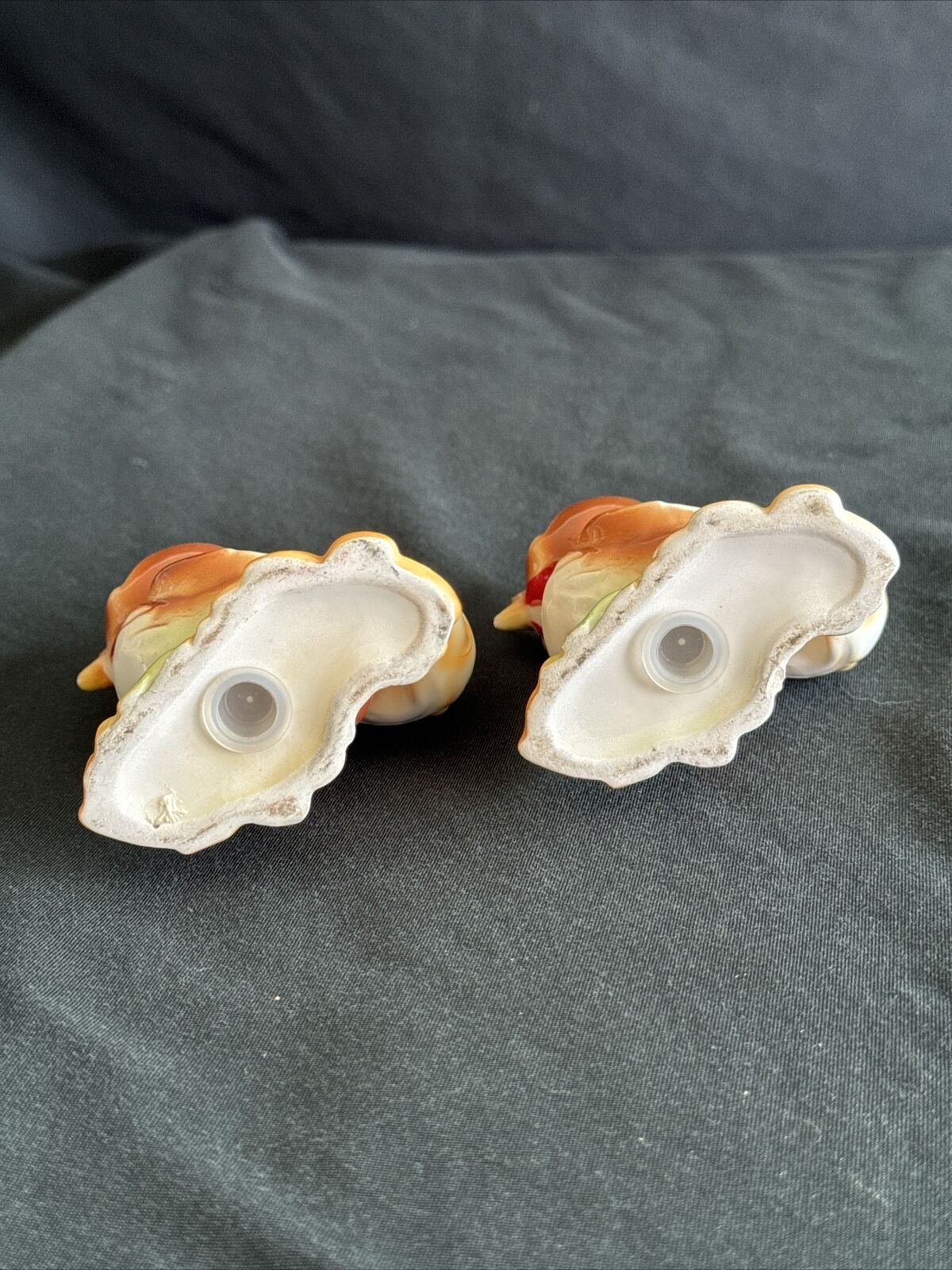 Vintage Norcrest Anthromorphic Rooster salt and pepper shakers