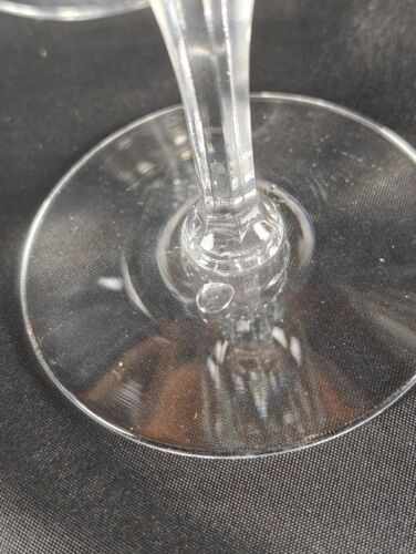 6 Tiffin Franciscan Plain #17501/7 Stem 6.75 In Tall Water Gobletes/Wine Glasses